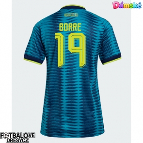 Kolumbie Rafael Santos Borre #19 Dámské Venkovní Dres MS 2026 Krátký Rukáv